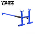 MK2 LEFT & RIGHT HAND ROLL ON STAND, BLUE & BLACK / ROCK AND ROLL, CLASSIC, OLD SCHOOL STAND