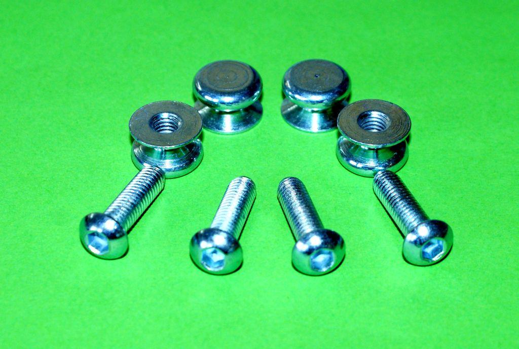 M6 NUT WITH BOLTS SET OF 4, BUNGEE STRAP FIXING KIT