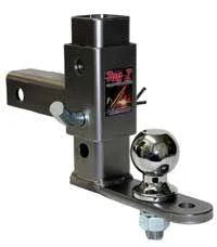MOUNT ADJ. 6DROP 2 HOLE, FITTED WITH A 50mm BALL, ATV UTV QUAD HITCH MOUNT