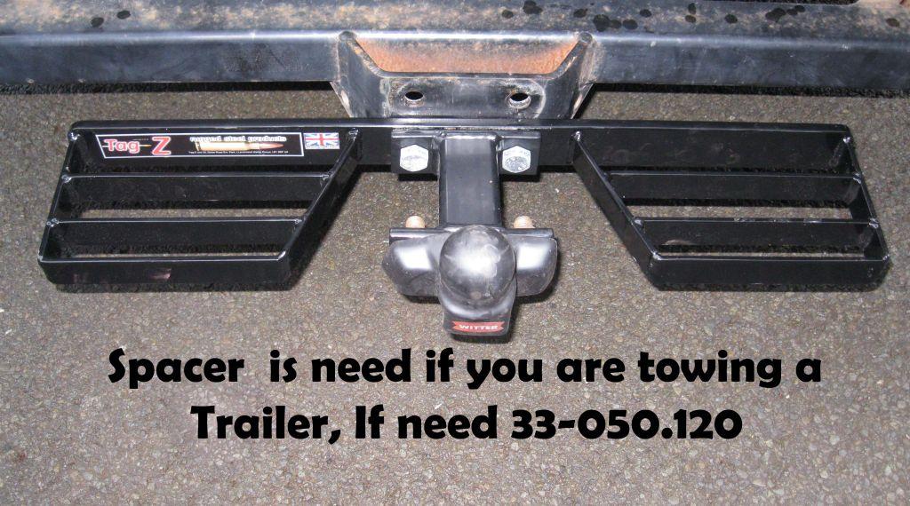 DOUBLE TOW BAR STEP BLACK, VAN / TRUCK / LORRY / PICKUP
