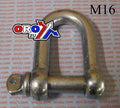 EACH SHACKLE M16 WIRE ROPE STRAP, D SHACKLE 5042