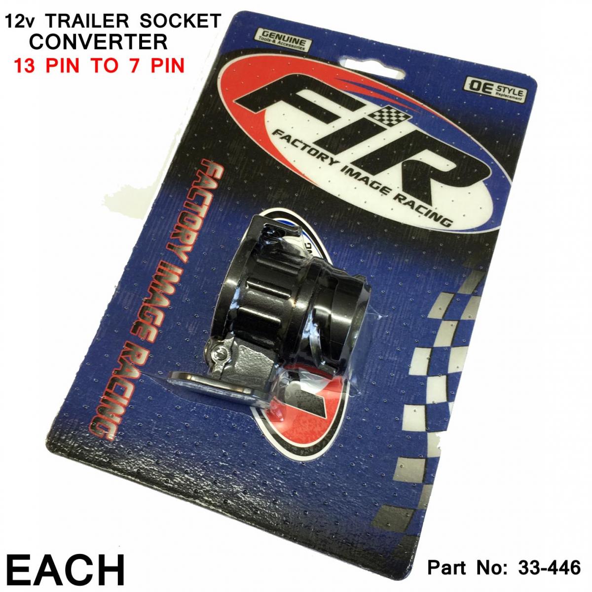 PLUG 13 PIN TO 7 PIN SOCKET EACH, / SOCKET ADAPTER, RE 6005