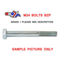 M24X160 BOLT HEX BZP EACH