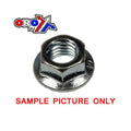 M6 FLANGE NUT BZP