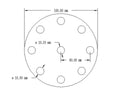 PIN LOCKING RING OD 100mm, 3mm