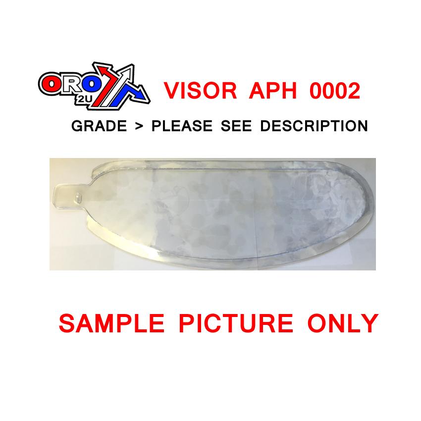 PACK OF 6 CLEMCO OUTTER TEAR OFF, APH 0002 apollo 60 HELMENT