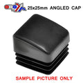 25x25 ANGLE GLOSS BLACK CAP