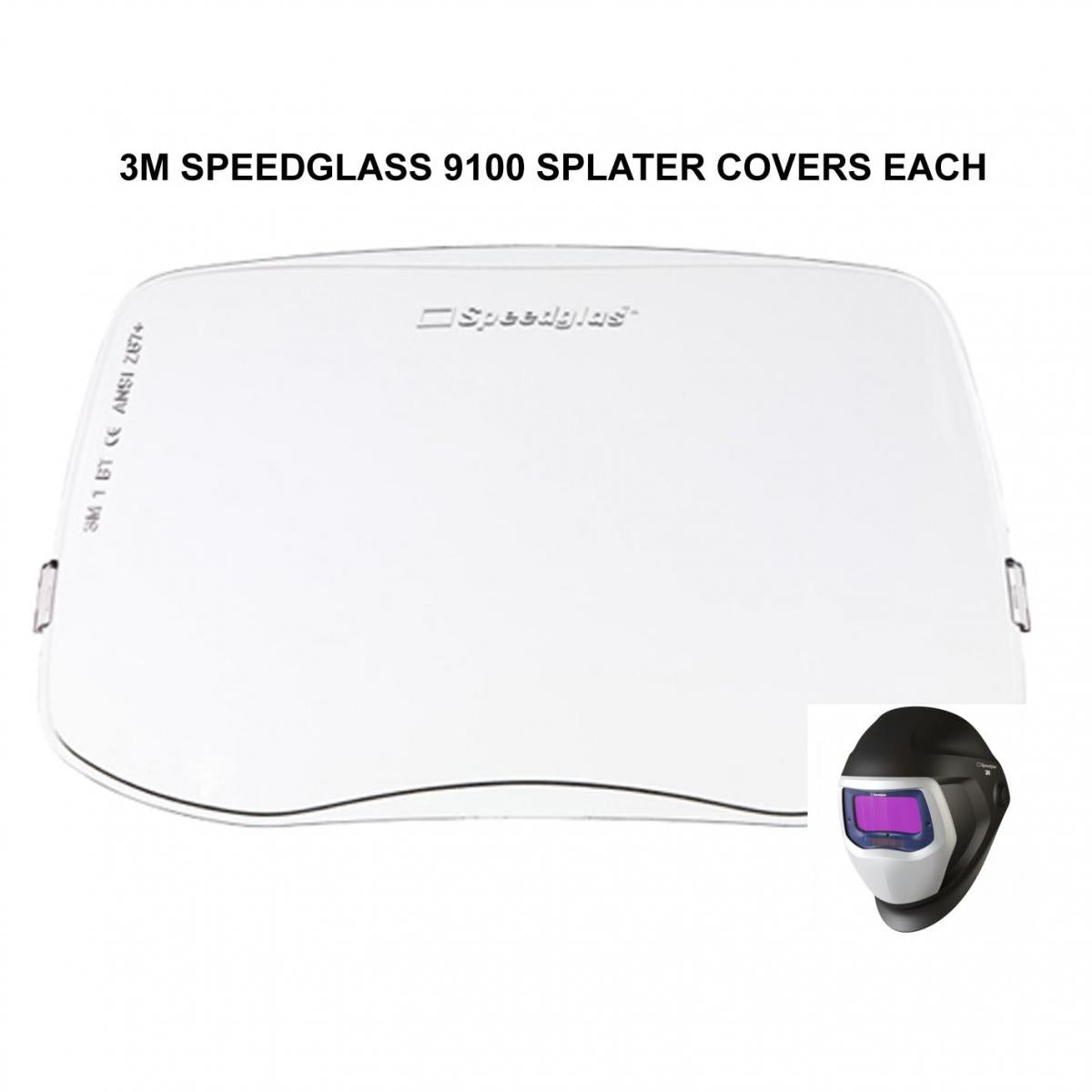 3M SPEEDGLASS OUTER COVERS, 9100X EACH MASK COVER WELDING, EACH / 526000 3M