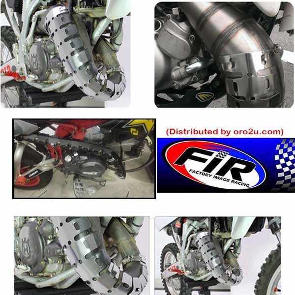 EXHAUST PROTECTOR SILVER