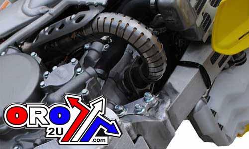 HEADER PIPE GUARD STAINLESS STEEL KTM 4-STROKE, 869K RICOCHET