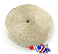 1x25' TAN EXHAUST HEAT WRAP, Manifold Downpipe High temperature Tape, HX525-1000
