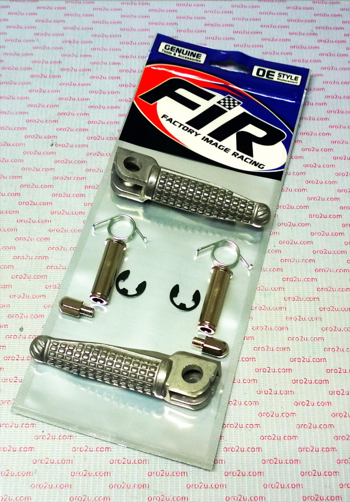 FOOT PEG SET FRONT KAWASAKI NINJA ZX-6R 9R 10R 650R Z1000 ZZR 600 1200 34028-0060 34028-0059