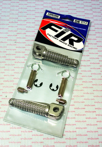 FOOT PEG SET FRONT KAWASAKI NINJA ZX-6R 9R 10R 650R Z1000 ZZR 600 1200 34028-0060 34028-0059