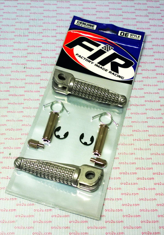 FOOT PEG SET FRONT KAWASAKI NINJA ZX-6R 9R 10R 650R Z1000 ZZR 600 1200 34028-0060 34028-0059