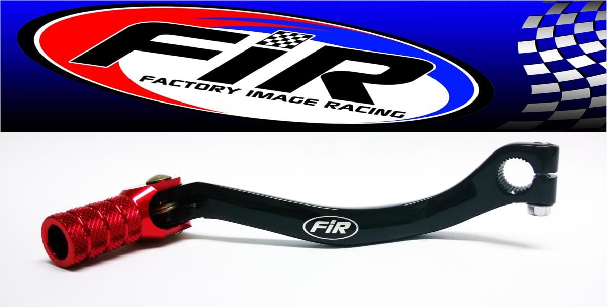 GEAR LEVER SHIFT CR250 BLK/RD, FIR BRAND, BLACK / RED 24700-KZ3-J50, !! WILL NOT FIT 18-19 CRF MODELS !!