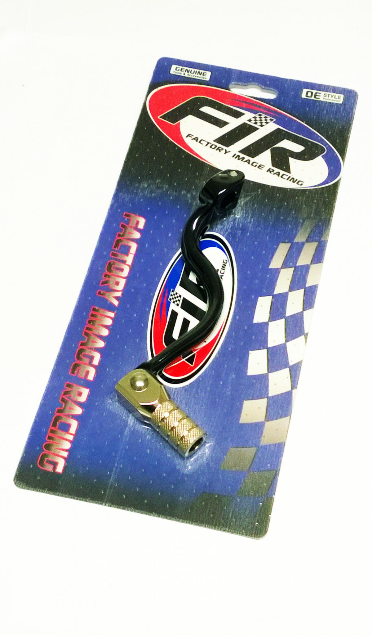 GEAR LEVER BLACK KX 125 250, ALUMINIUM FORGED BLACK/TIT, FIR BRAND, 13156-1347