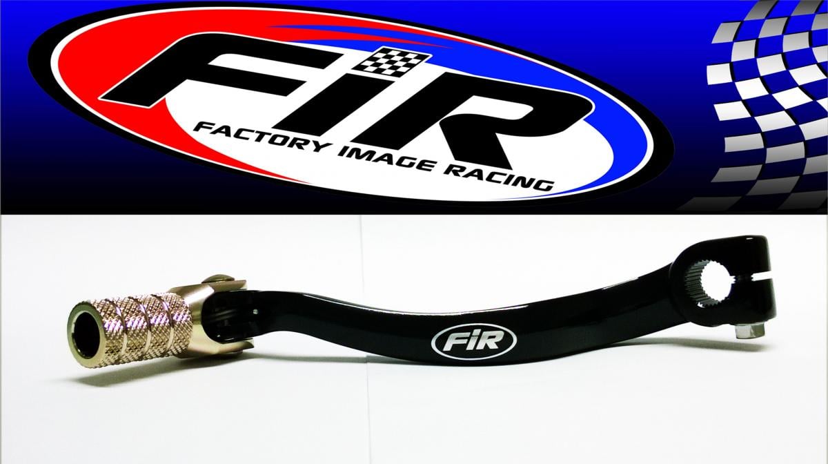 GEAR LEVER SHIFT KX 65 00-21, ALUMINIUM FORGED 13156-1347, FIR BRAND, BLACK & TITANIUM