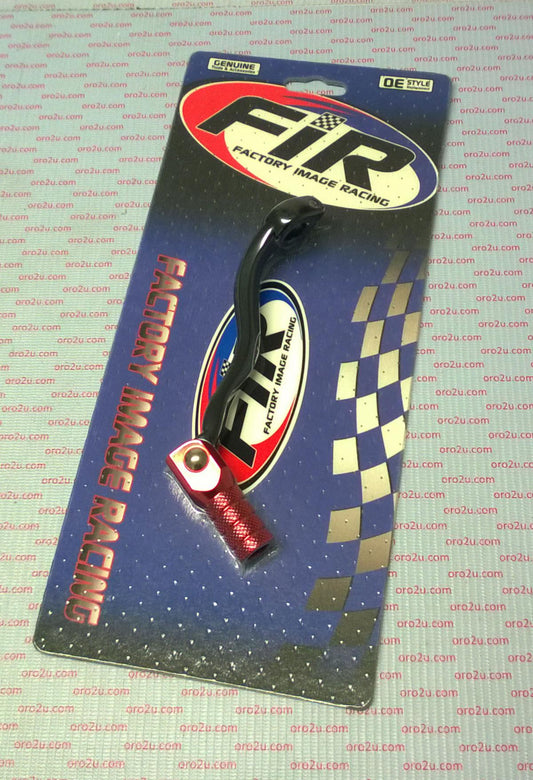 GEAR LEVER SHIFT 04-09 CRF 250, ALUMINIUM FORGED 24700-KRN-000, FIR BRAND, BLACK & RED