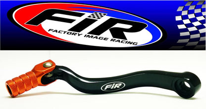 GEAR LEVER KTM BLK/ORANGE, ALUMINIUM FORGED 59034031000, FIR BRAND, BLACK & ORANGE