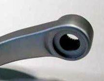 GEAR LEVER KTM SILVER/SILVER, 590-340-310-00 FORGED ALUMINUM