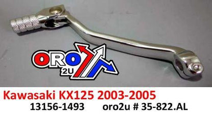 GEAR LEVER ALU KX125 03-05, 13156-1493 FORGED ALUMINUM