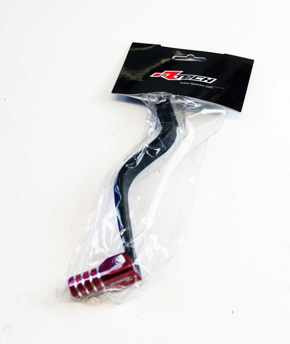 GEAR LEVER ALUM BLACK / RED, RM85 02-15 R-LEVC00RM001