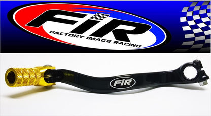 GEAR LEVER SHIFT RM 80 85, ALUMINIUM FORGED 25600-02B01, FIR BRAND, BLACK & GOLD
