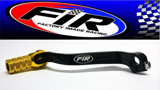 GEAR LEVER SHIFT RM-Z 450, ALUMINIUM FORGED 25600-28H01, FIR BRAND, BLACK & GOLD