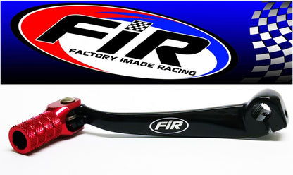 GEAR LEVER SHIFT CRF150R 07-18, ALUMINIUM FORGED 24700-KSE-000, FIR BRAND, BLACK & RED