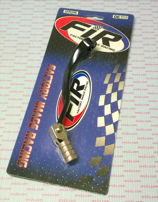 GEAR LEVER BLACK KXF 250 06-08, ALUMINIUM FORGED 13156-0050, FIR BRAND, BLACK & TITANIUM