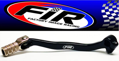 GEAR LEVER BLACK KXF 250 06-08, ALUMINIUM FORGED 13156-0050, FIR BRAND, BLACK & TITANIUM