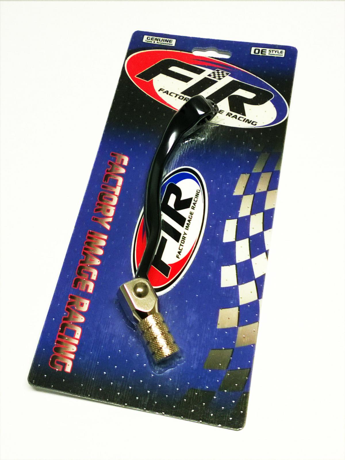 GEAR LEVER BLACK KXF 250 06-08, ALUMINIUM FORGED 13156-0050, FIR BRAND, BLACK & TITANIUM