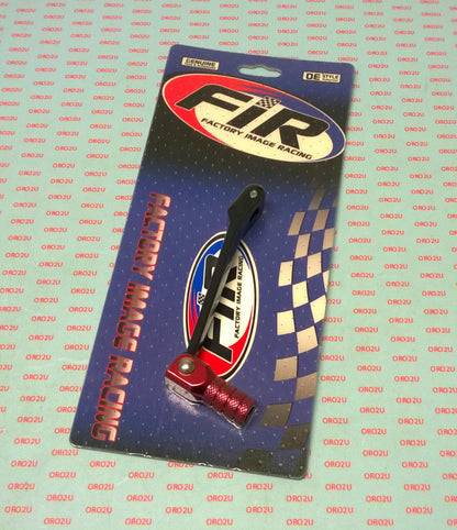 GEAR LEVER SHIFT BLACK CRF80/100, ALUMINIUM FORGED 24701-KN4-A60, FIR BRAND, BLACK & RED