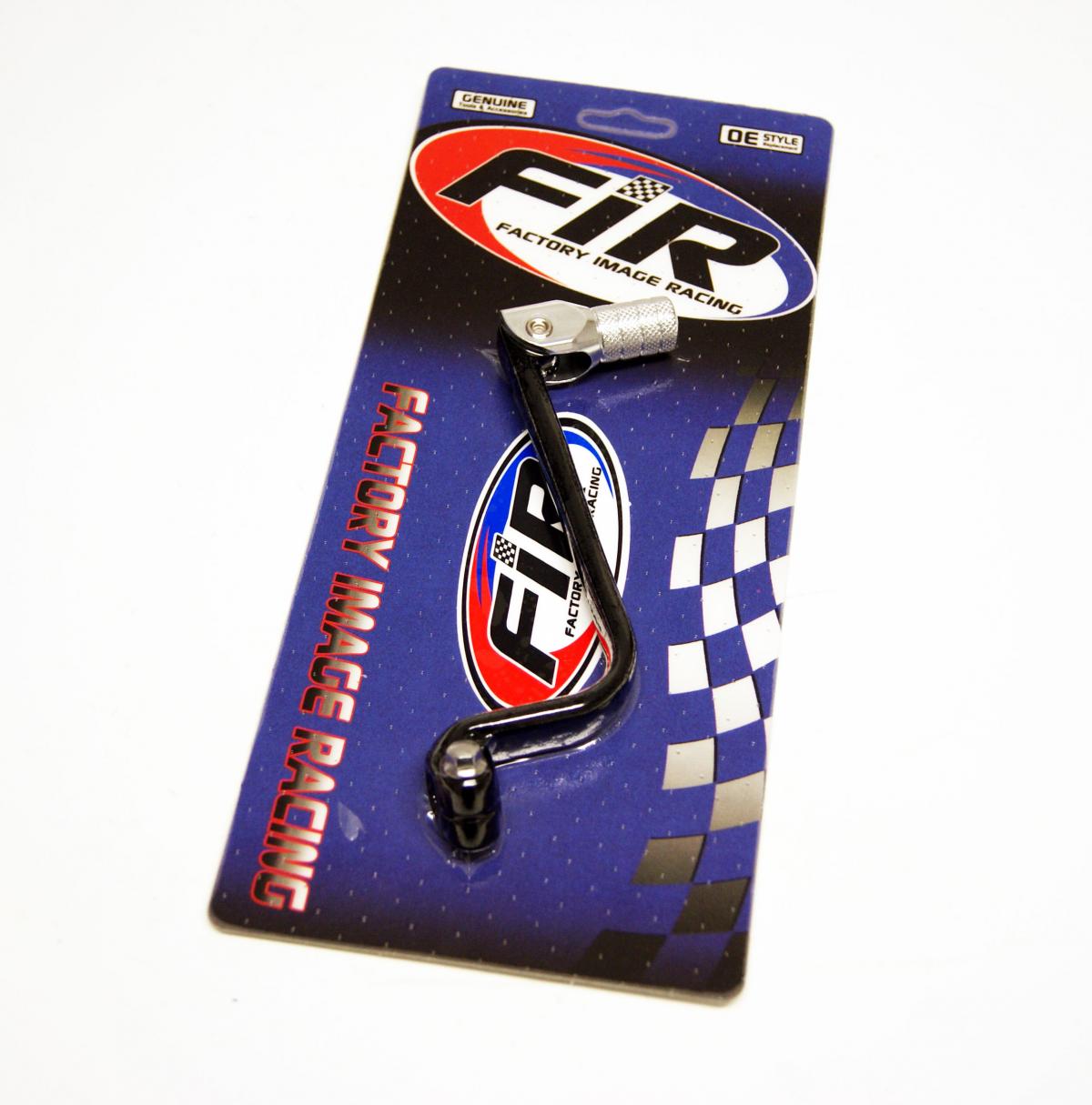 GEAR LEVER SHIFT BLACK KLX 110 05-09, ALUMINIUM FORGED 13156-0039, FIR BRAND, BLACK & TITANIUM