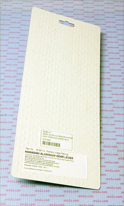 GEAR LEVER ALUMINIUM KXF450, KAW 13156-0125 KX450F 09-11