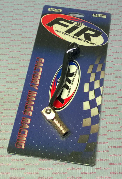 GEAR LEVER SHIFT KXF 450 09-18, ALUMINIUM FORGED 13156-0614, FIR BRAND, BLACK & TITANIUM