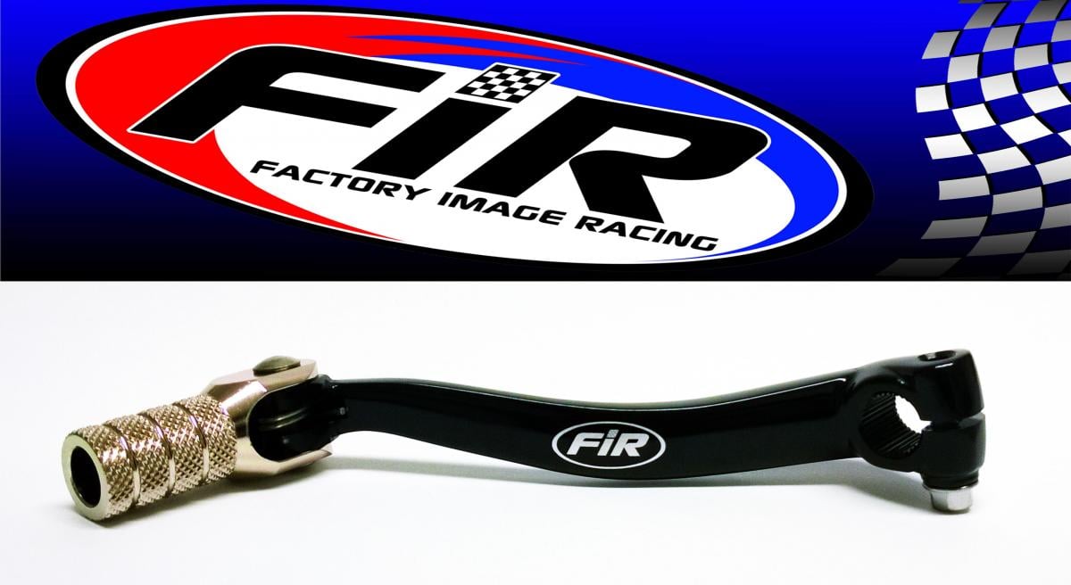 GEAR LEVER SHIFT KXF 450 09-18, ALUMINIUM FORGED 13156-0614, FIR BRAND, BLACK & TITANIUM