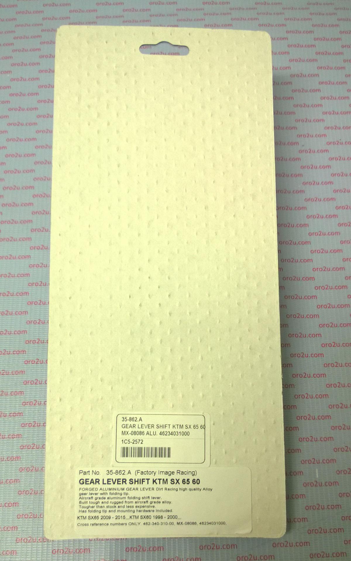 GEAR LEVER SHIFT KTM SX 65 60, MX-08086 ALU. 46234031000