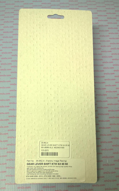 GEAR LEVER SHIFT KTM SX 65 60, MX-08086 ALU. 46234031000