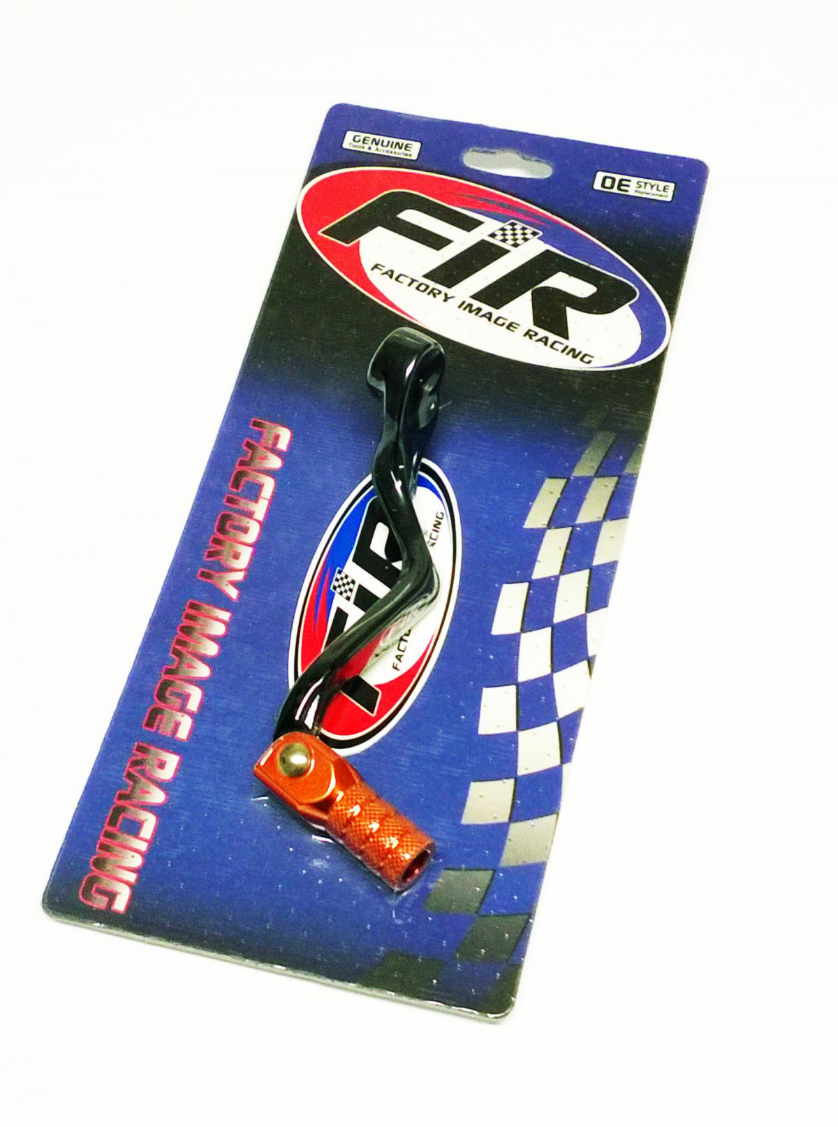 GEAR LEVER SHIFT KTM 65 SX, ALUMINIUM FORGED 46234031044, FIR BRAND, BLACK & ORANGE