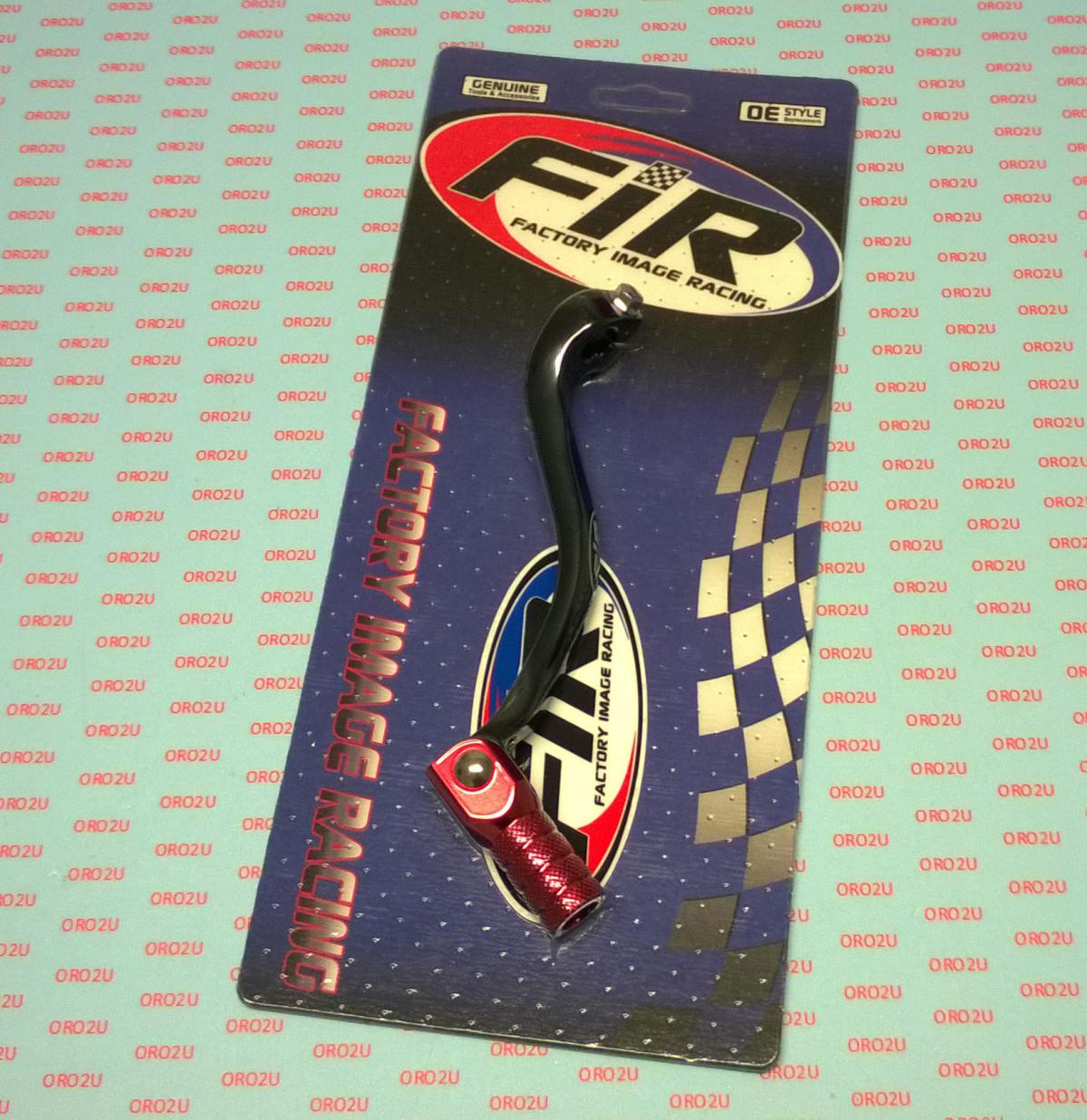 GEAR LEVER SHIFT 10-17 CRF 250, ALUMINIUM FORGED 24700-KRN-305, FIR BRAND, BLACK & RED
