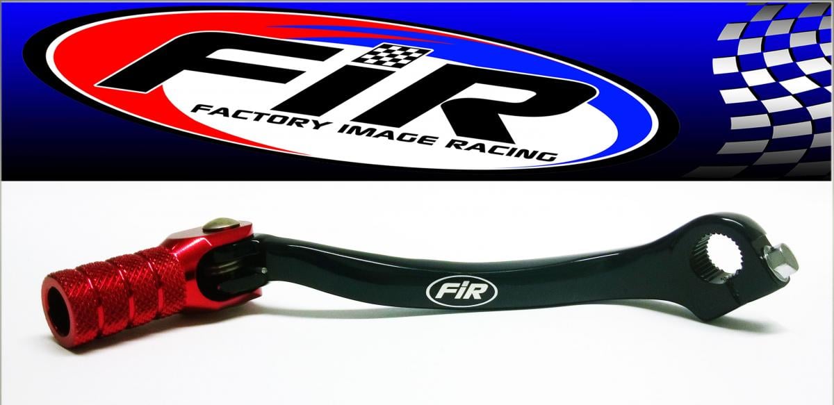 GEAR LEVER SHIFT 11-16 CRF450R, ALUMINIUM FORGED 24700-MEN-306, FIR BRAND, BLACK & RED