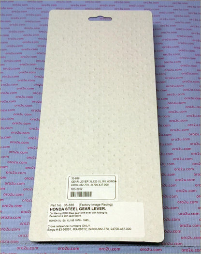 GEAR LEVER STEEL XL125 XL185HONDA, 24700-382-770, 24700-437-000