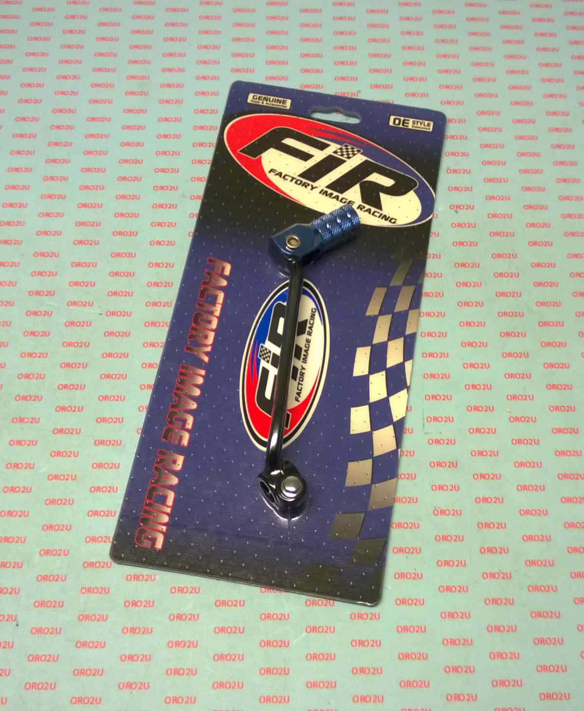 GEAR LEVER SHIFT WR 250 R X, ALUMINIUM FORGED 3D7-18110-00, FIR BRAND, BLACK & BLUE