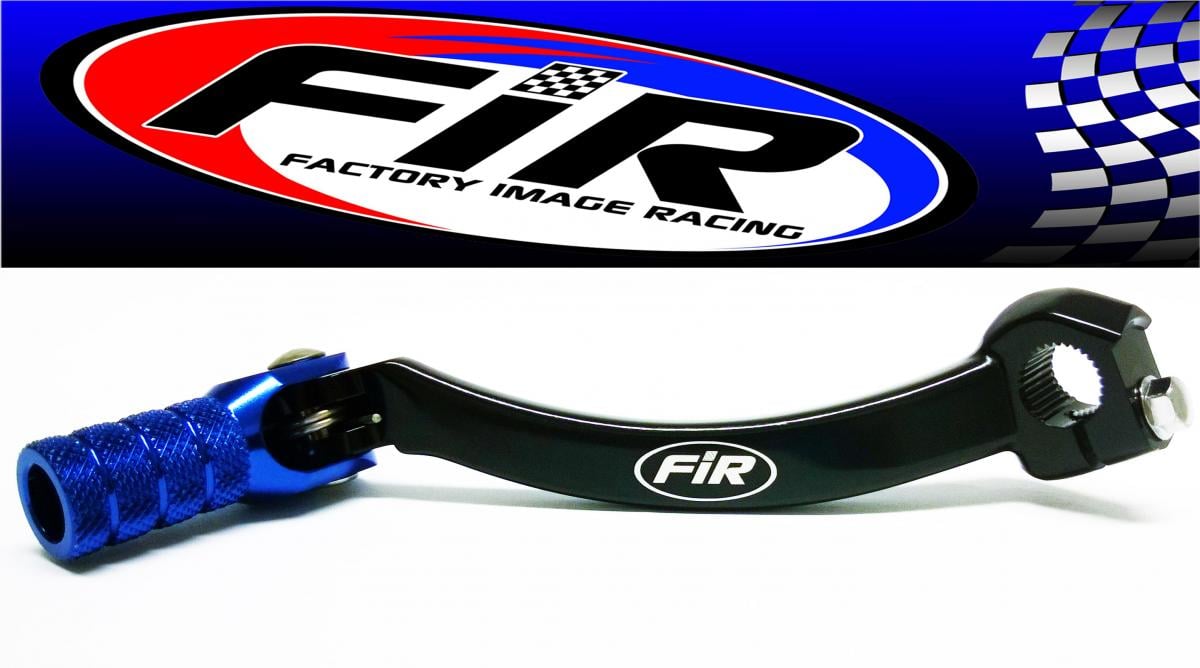 GEAR LEVER SHIFT YZF WRF 250, ALUMINIUM FORGED 1SL-18110-00, FIR BRAND, BLACK / BLUE