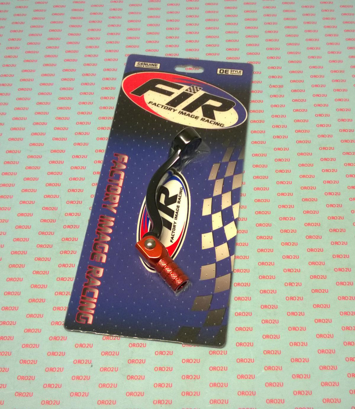 GEAR LEVER SHIFT KTM 125 17-22, ALUMINIUM FORGED 50434031000, FIR BRAND, BLACK / ORANGE