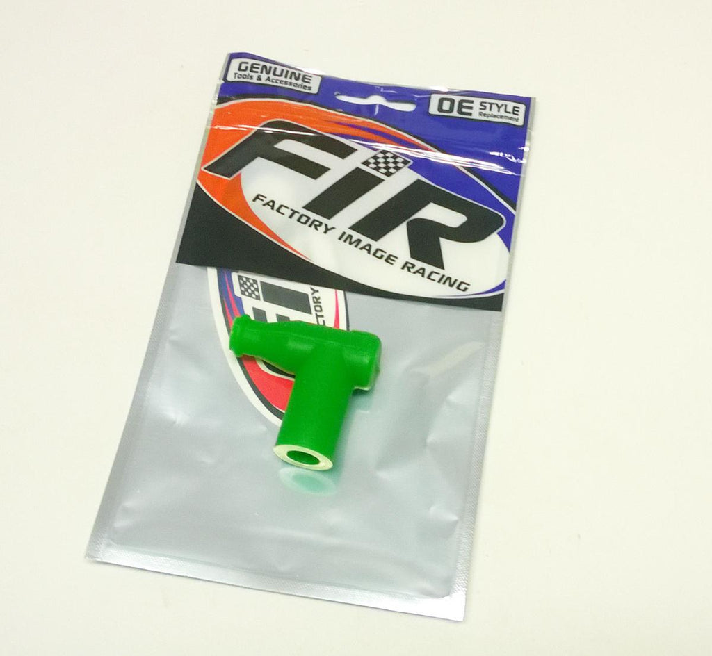SPARK PLUG CAP RUBBER GREEN, 01-109-21