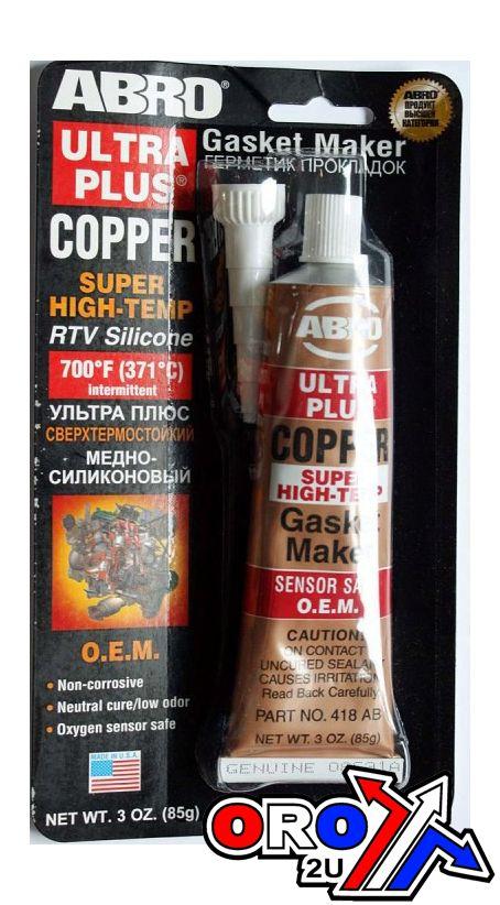 SILICONE SEALANT GASKET MAKER SUPER HIGH TEMP COPPER 85g