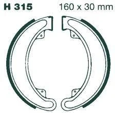 BRAKE SHOES HONDA CB250 CB350 CB400 EBC H315 S315