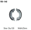 BRAKE SHOES VESRAH VB148